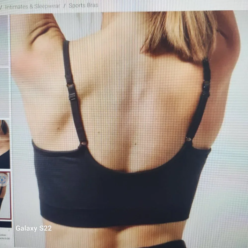 NWT Athleta A-C Renew Bra. Black. Size XL. - Picture 5 of 7
